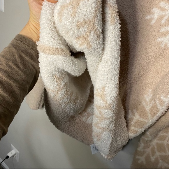 575 Cozy Beige Snowflake Sweater - Picture 7 of 7